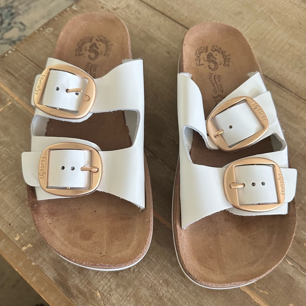 Fantasy Women's White Sandals